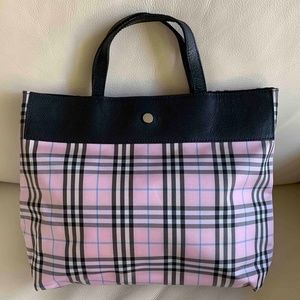 Authentic Burberry Blue Label Pink Purple Medium Tote